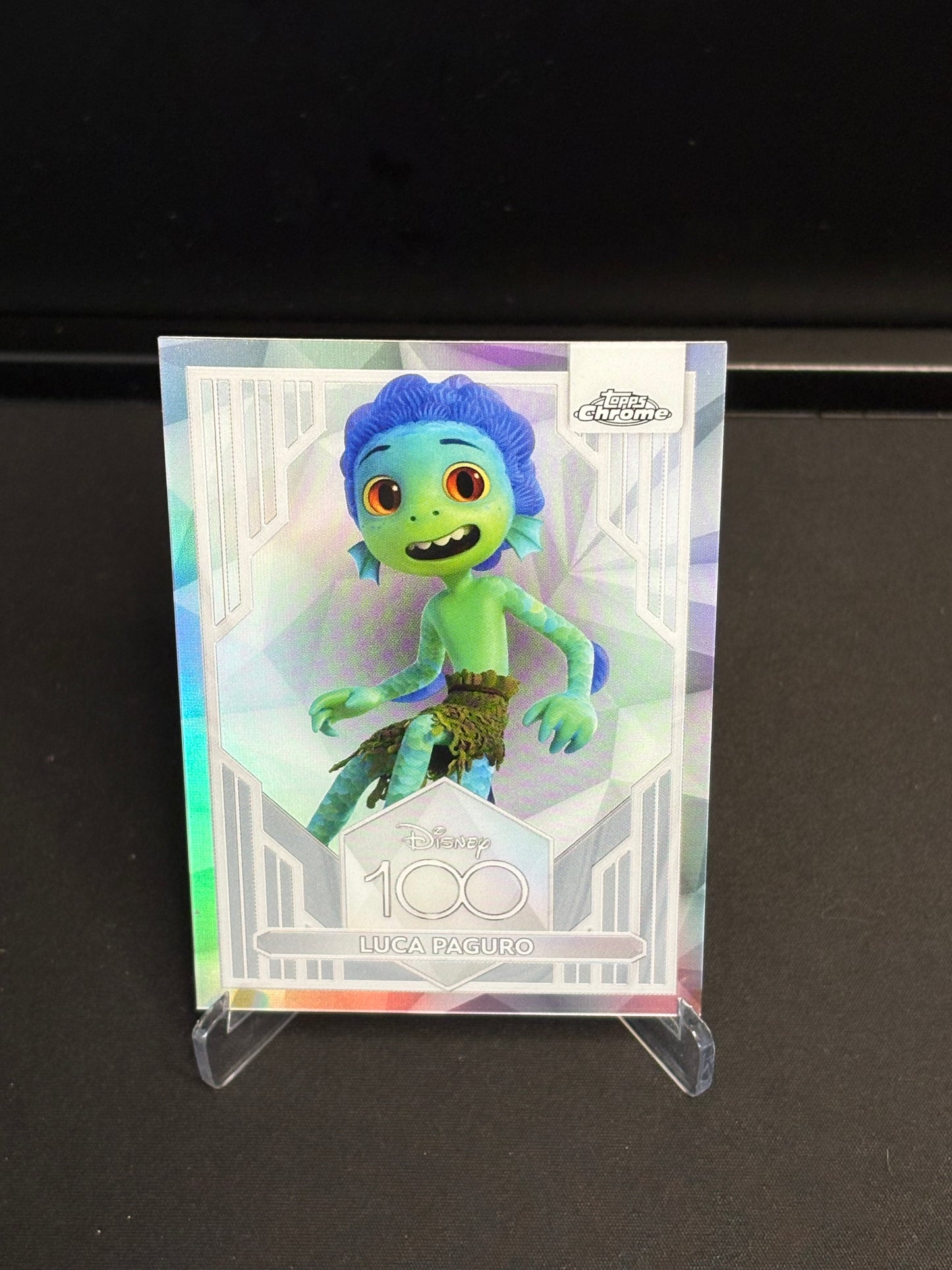 Topps Chrome Disney 100 "Refractor" Luca Paguro #96