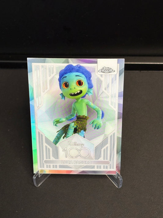 Topps Chrome Disney 100 "Refractor" Luca Paguro #96