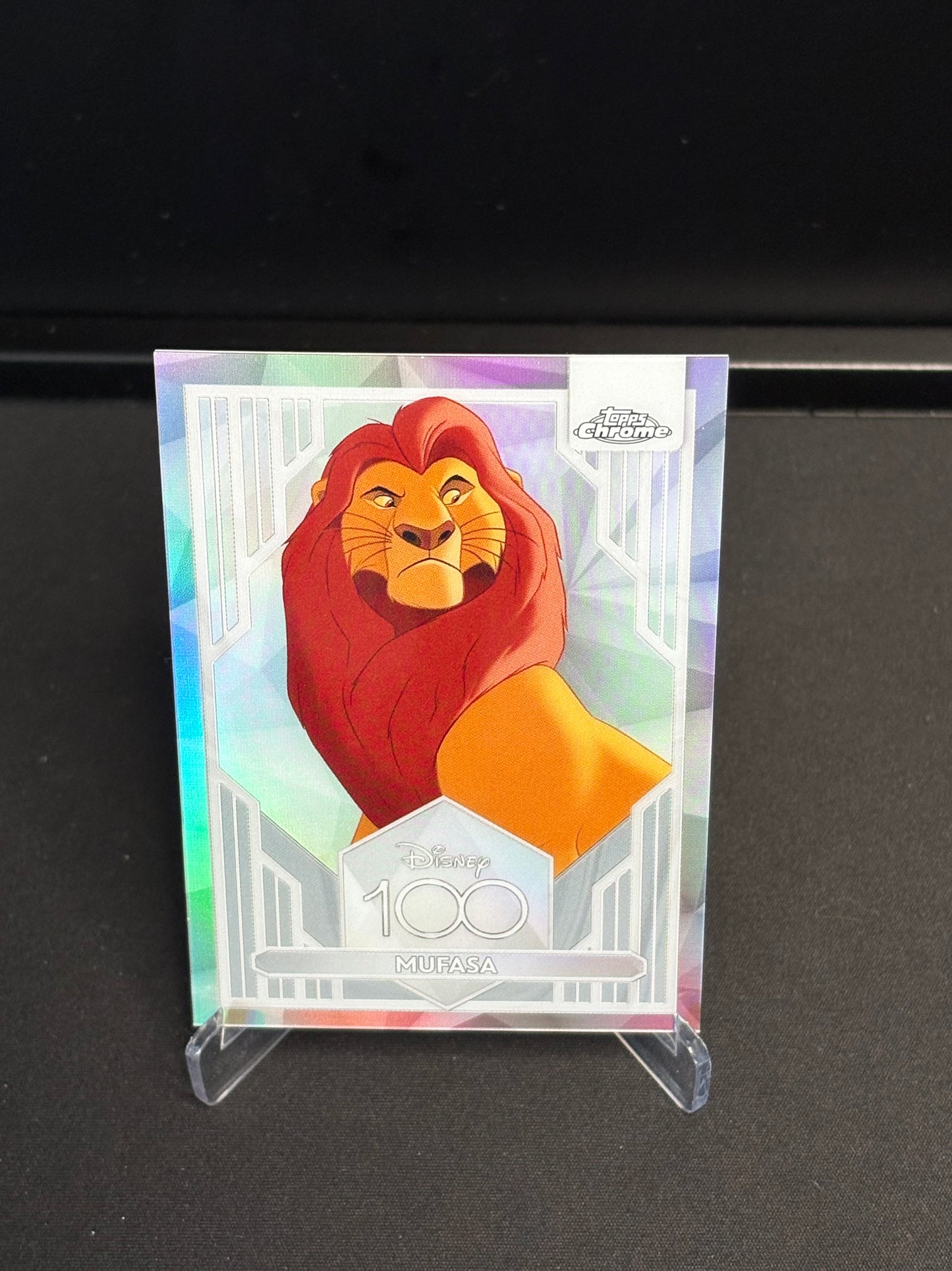 Topps Chrome Disney 100 "Refractor" Mufasa #99