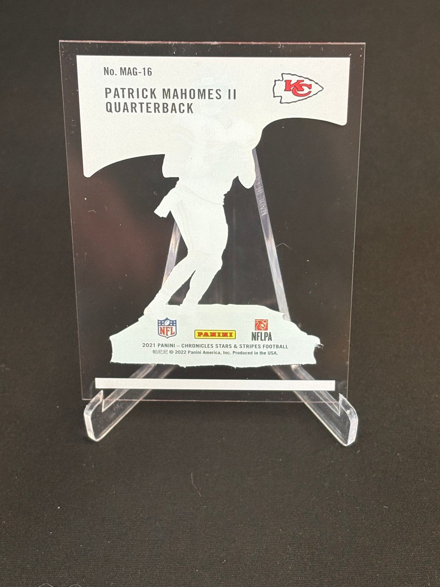 Patrick Mahomes II 2021 Chronicles Stars And Stripes "Magnitude" Kansas City Chiefs