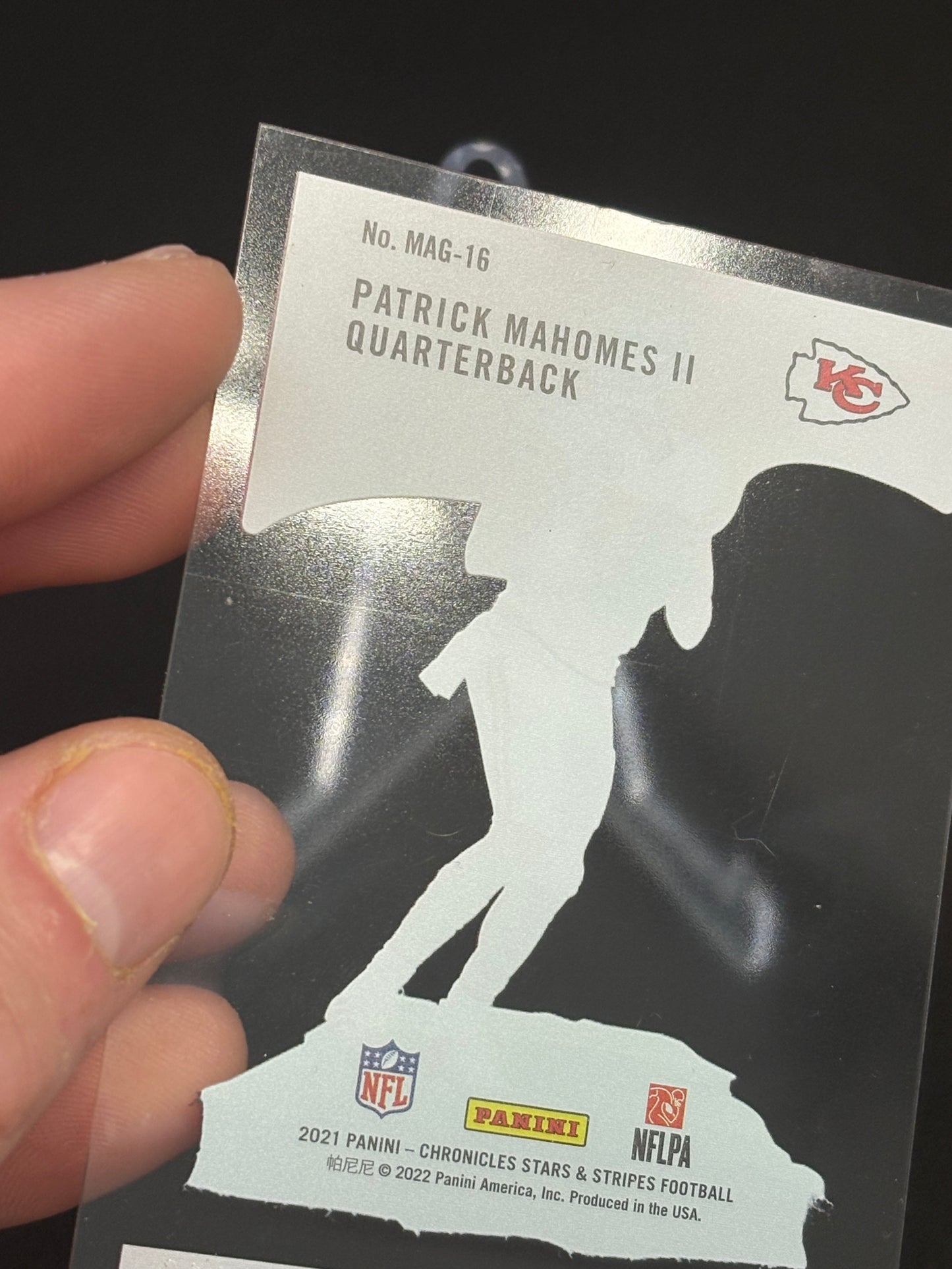 Patrick Mahomes II 2021 Chronicles Stars And Stripes "Magnitude" Kansas City Chiefs