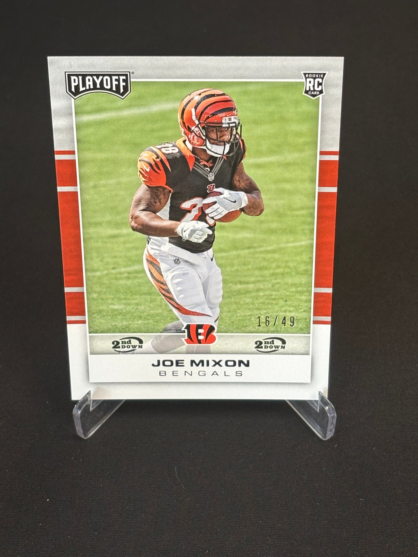 Joe Mixon RC 2017 Playoff "Purple 16/49" Bengals