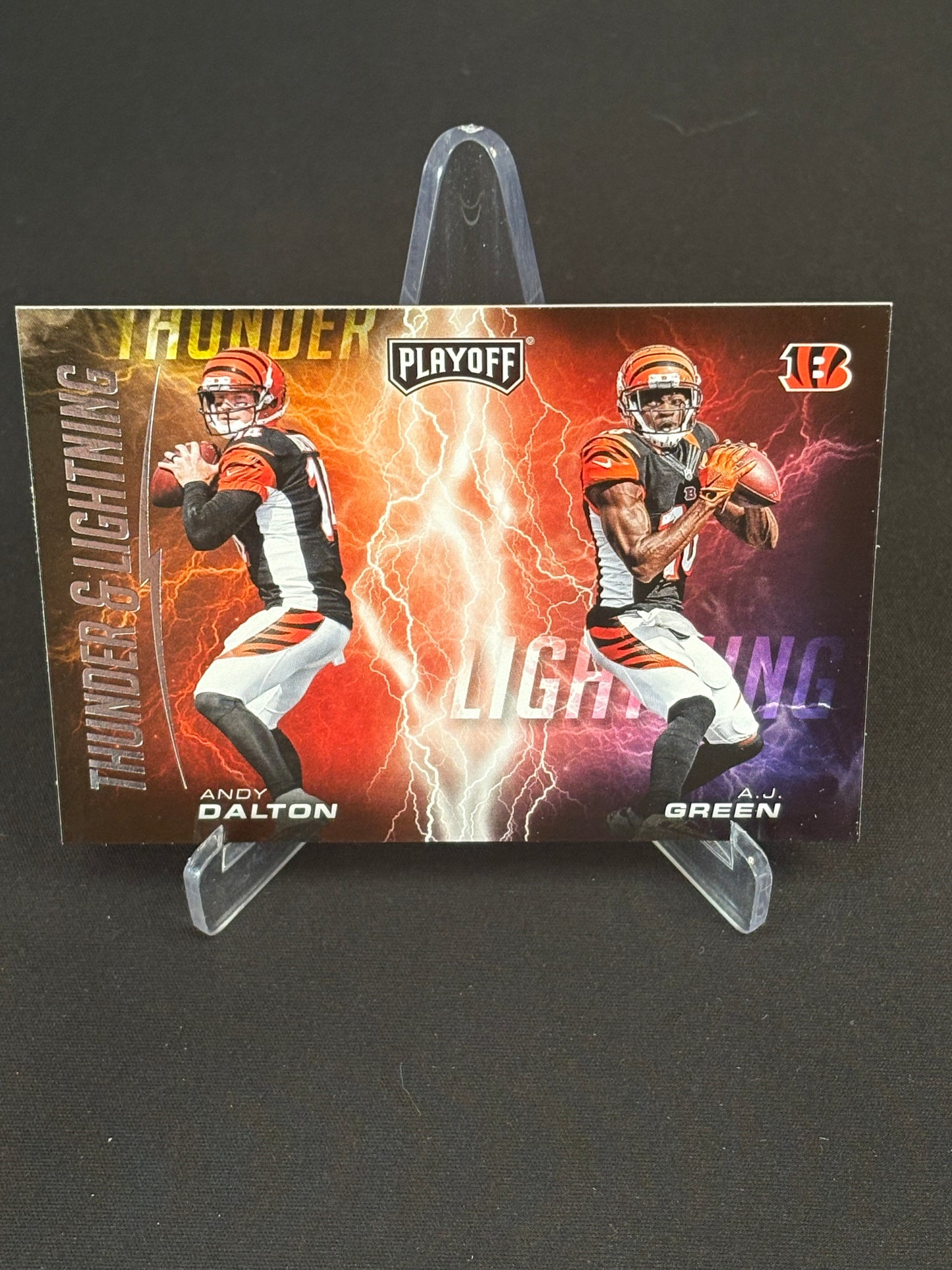 Andy Dalton/A.J Green 2017 Playoff "Thunder And Lightning" Bengals
