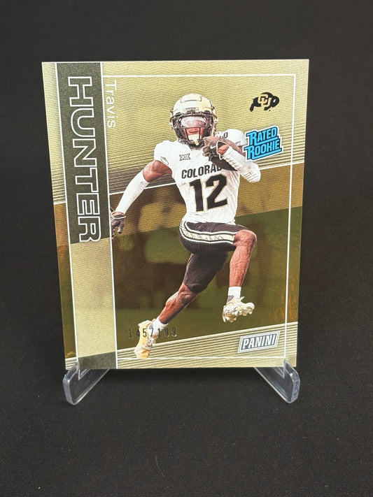 Travis Hunter Rated Rookie NSCC "Panini National 145/199" Colorado Buffaloes