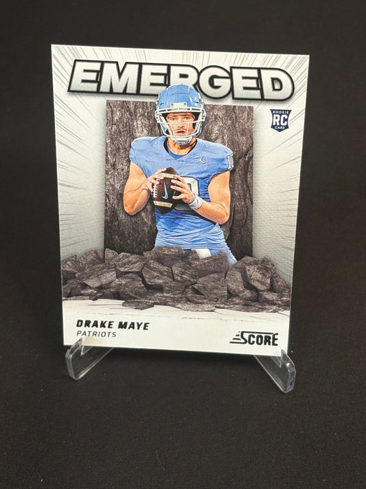 Drake Maye RC 2024 Score " Emerged" New England Patriots