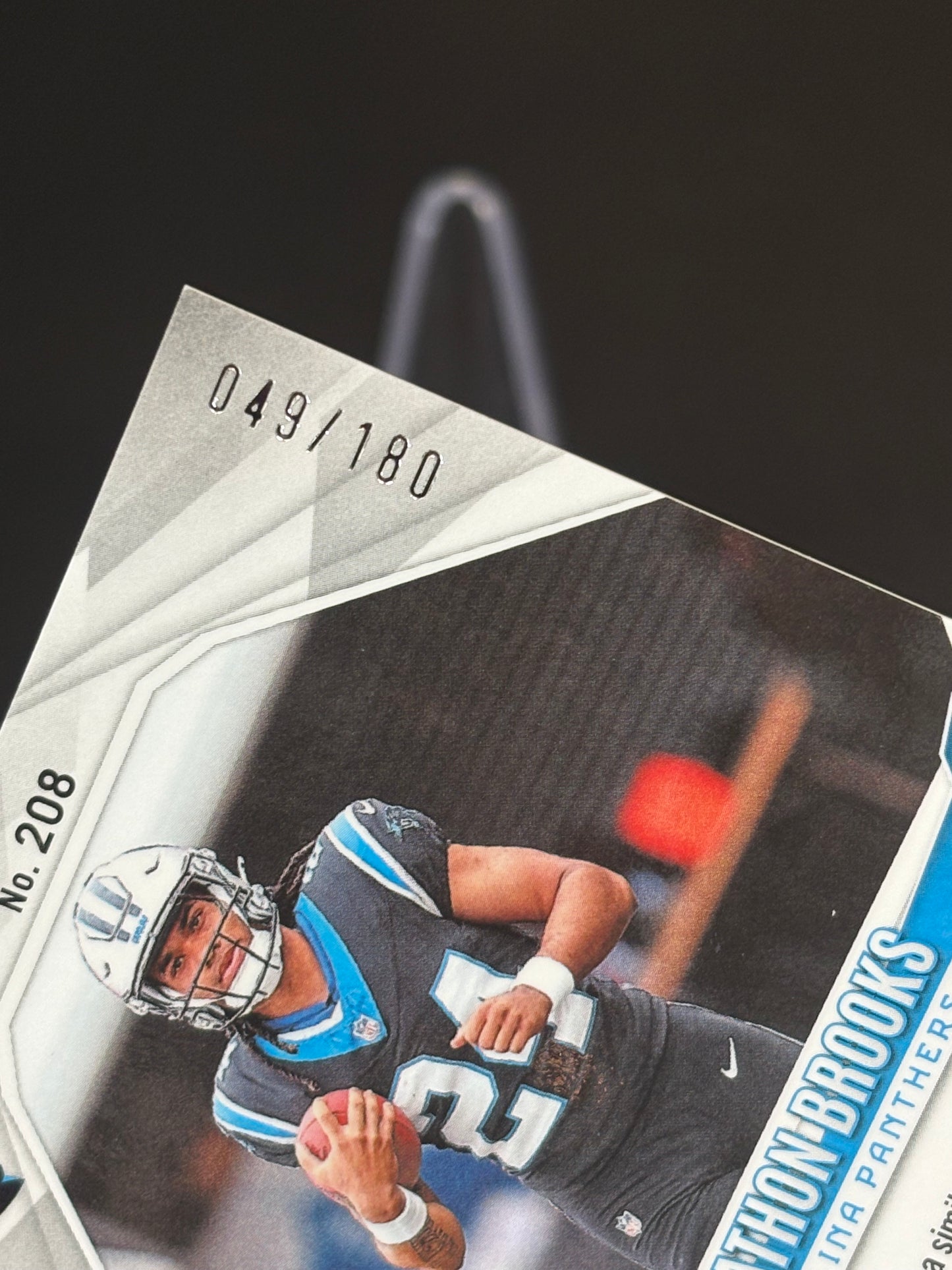 Jonathon Brooks RC Phoenix 2024 049/180 Carolina Panthers