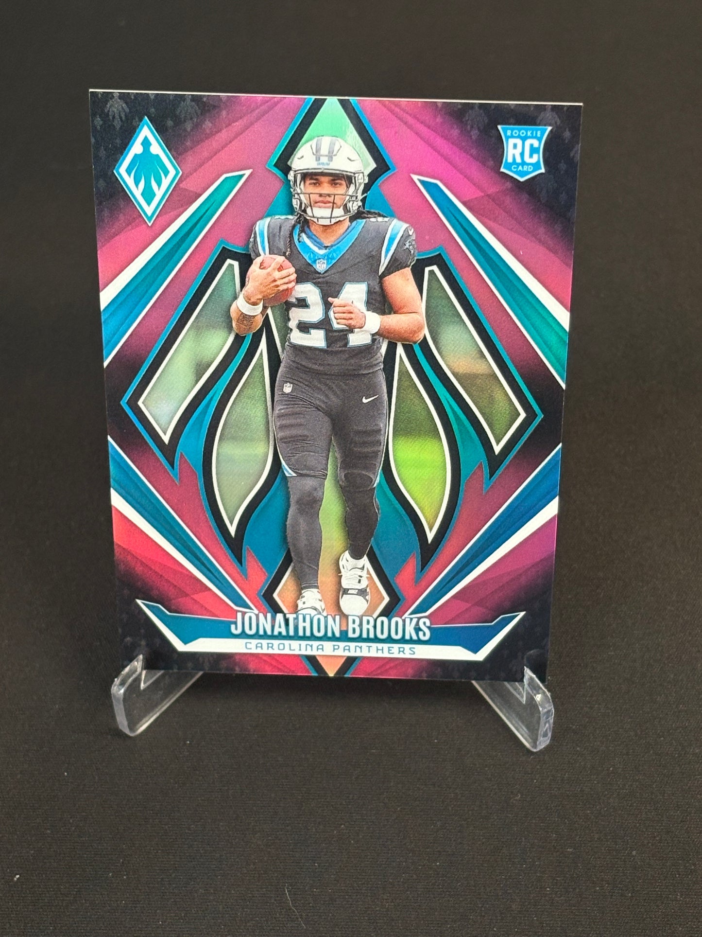 Jonathon Brooks RC Phoenix 2024 "Pink" 54/88 Carolina Panthers