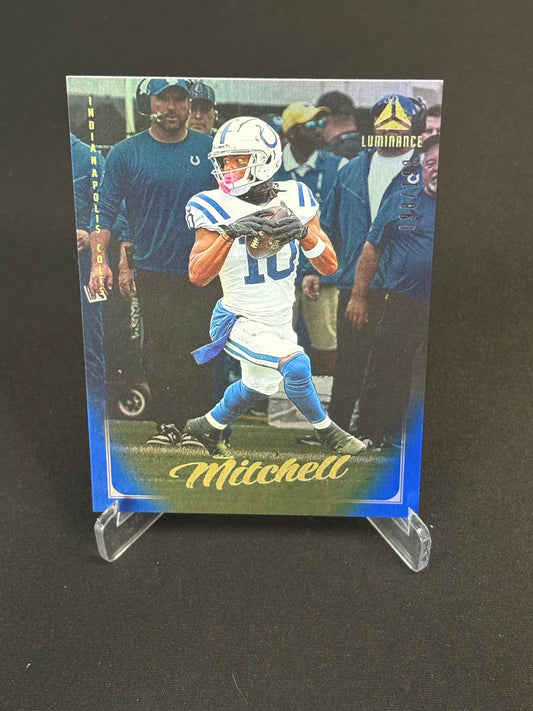 Adonai Mitchell Luminance 2025 "Color Match Blue 098/199" Indianapolis Colts