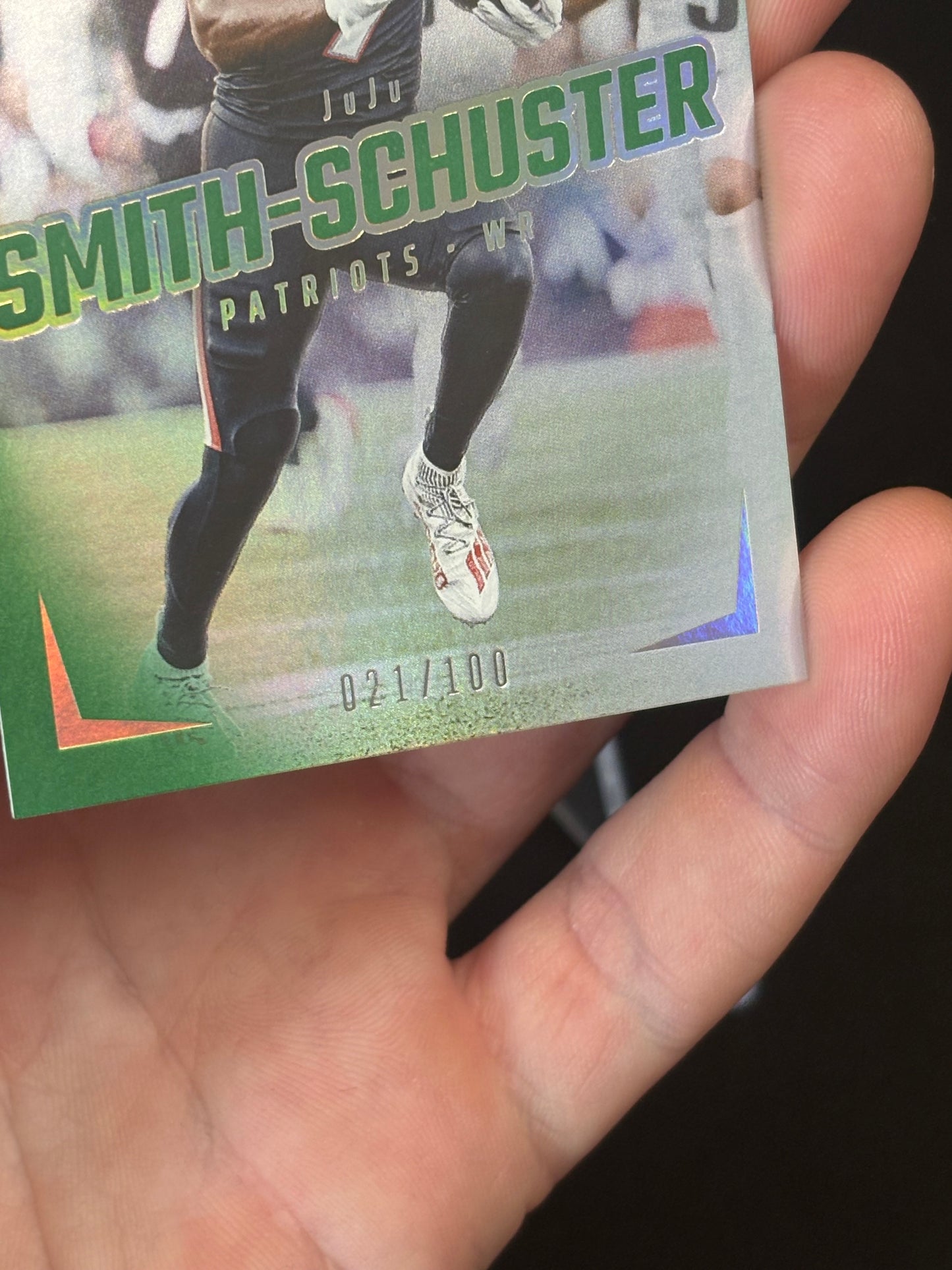 Juju Smith-Schuster Luminance 2024 "Green 021/100" New England Patriots