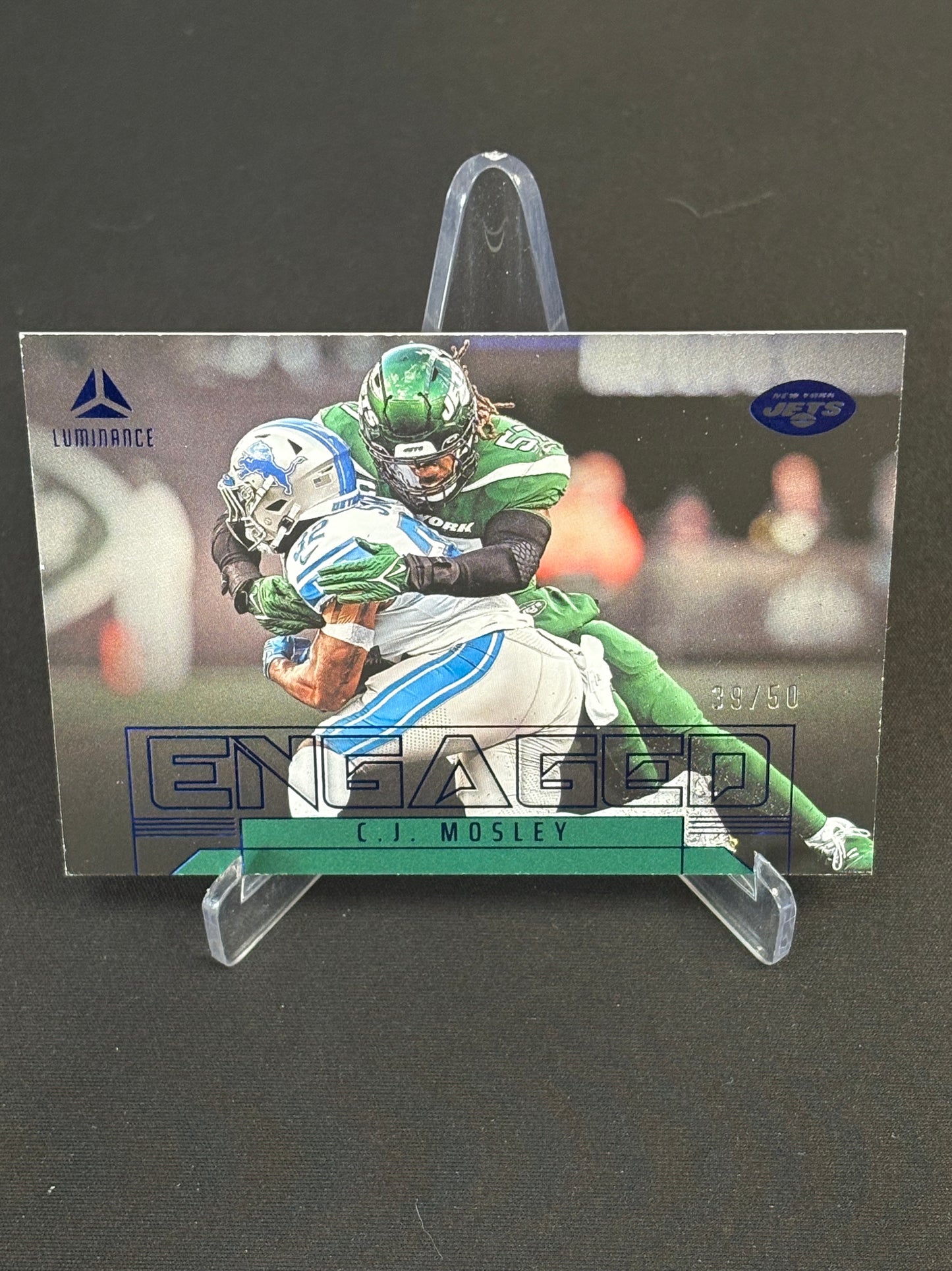 CJ Mosley Luminance 2023 "Engaged Blue 39/50" New York Jets