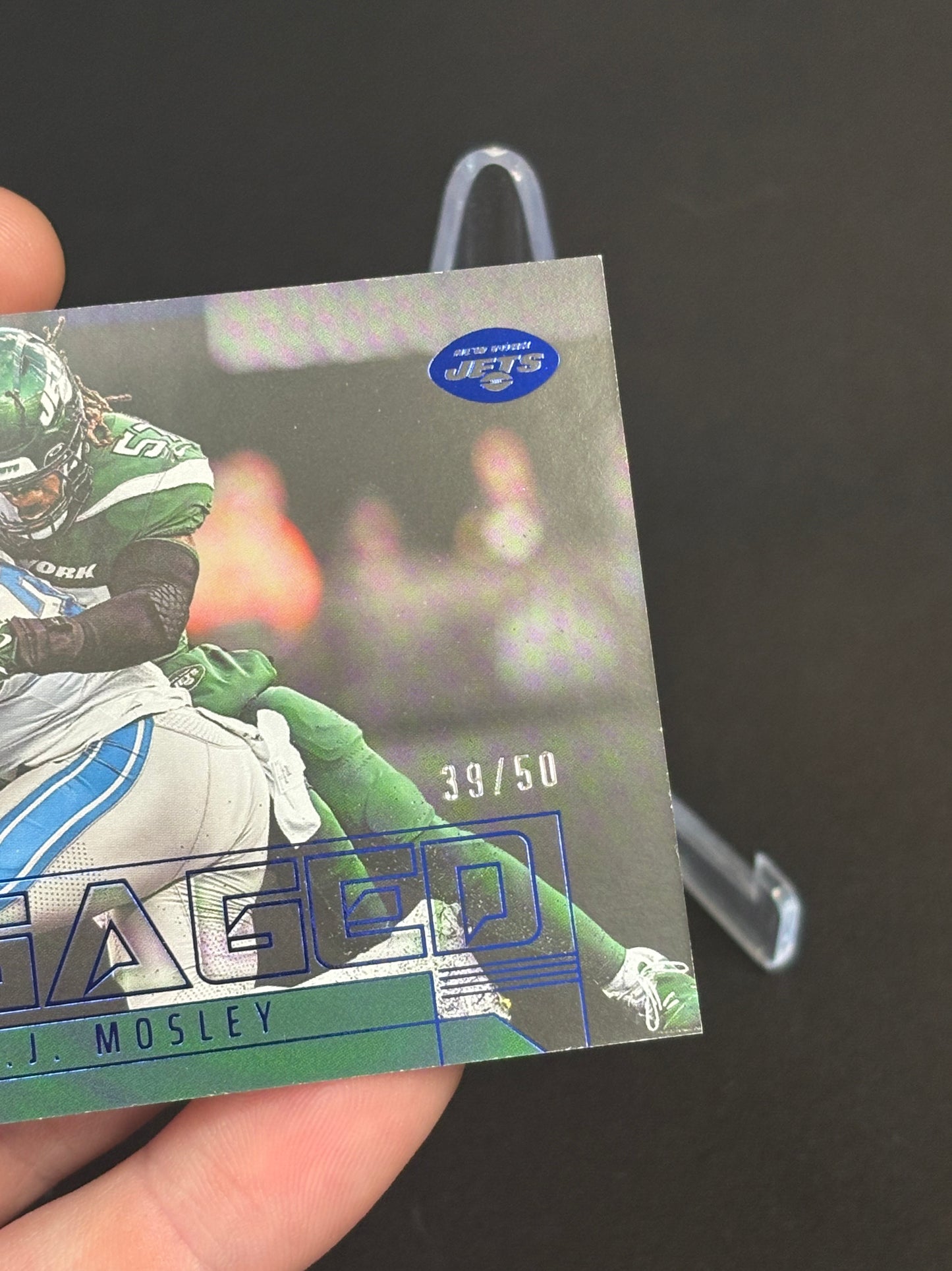 CJ Mosley Luminance 2023 "Engaged Blue 39/50" New York Jets