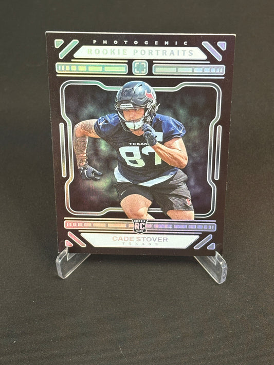 Cade Stover RC Photogenic 2024 "Rookie Portraits 130/150" Houston Texans