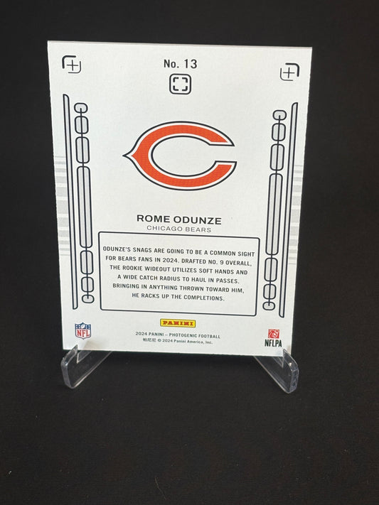 Rome Odunze RC Photogenic 2024 "Rookie Pix" Chicago Bears