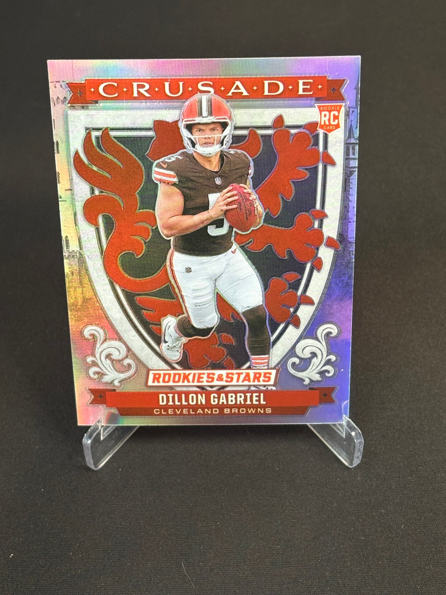 Dillon Gabriel RC Rookies And Stars 2025 "Crusade Silver" Cleveland Browns