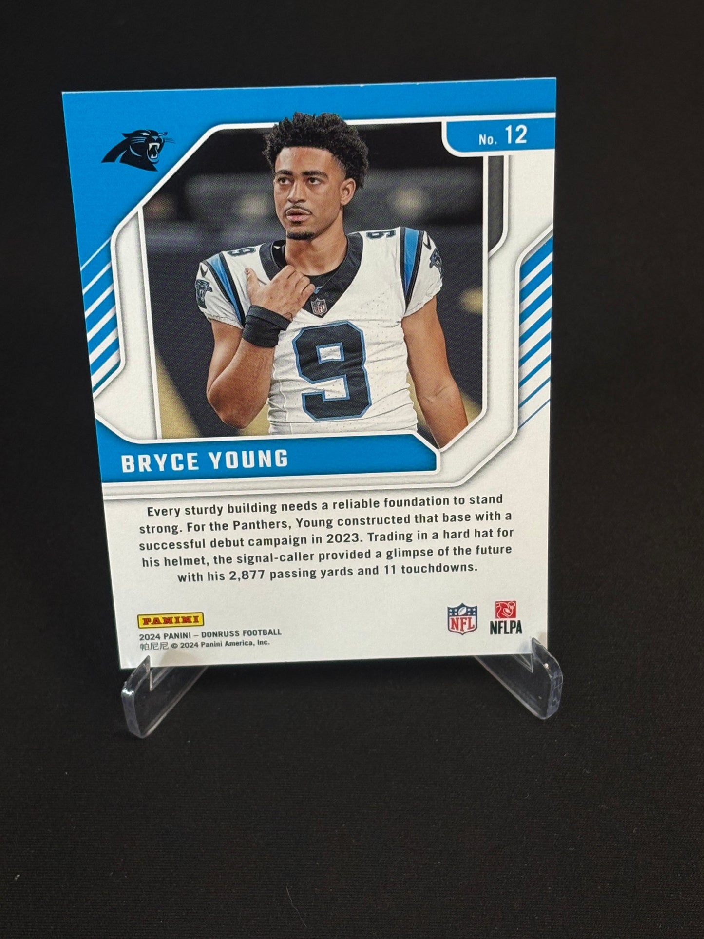 Bryce Young Donruss 2024 "Elite Series" Carolina Panthers