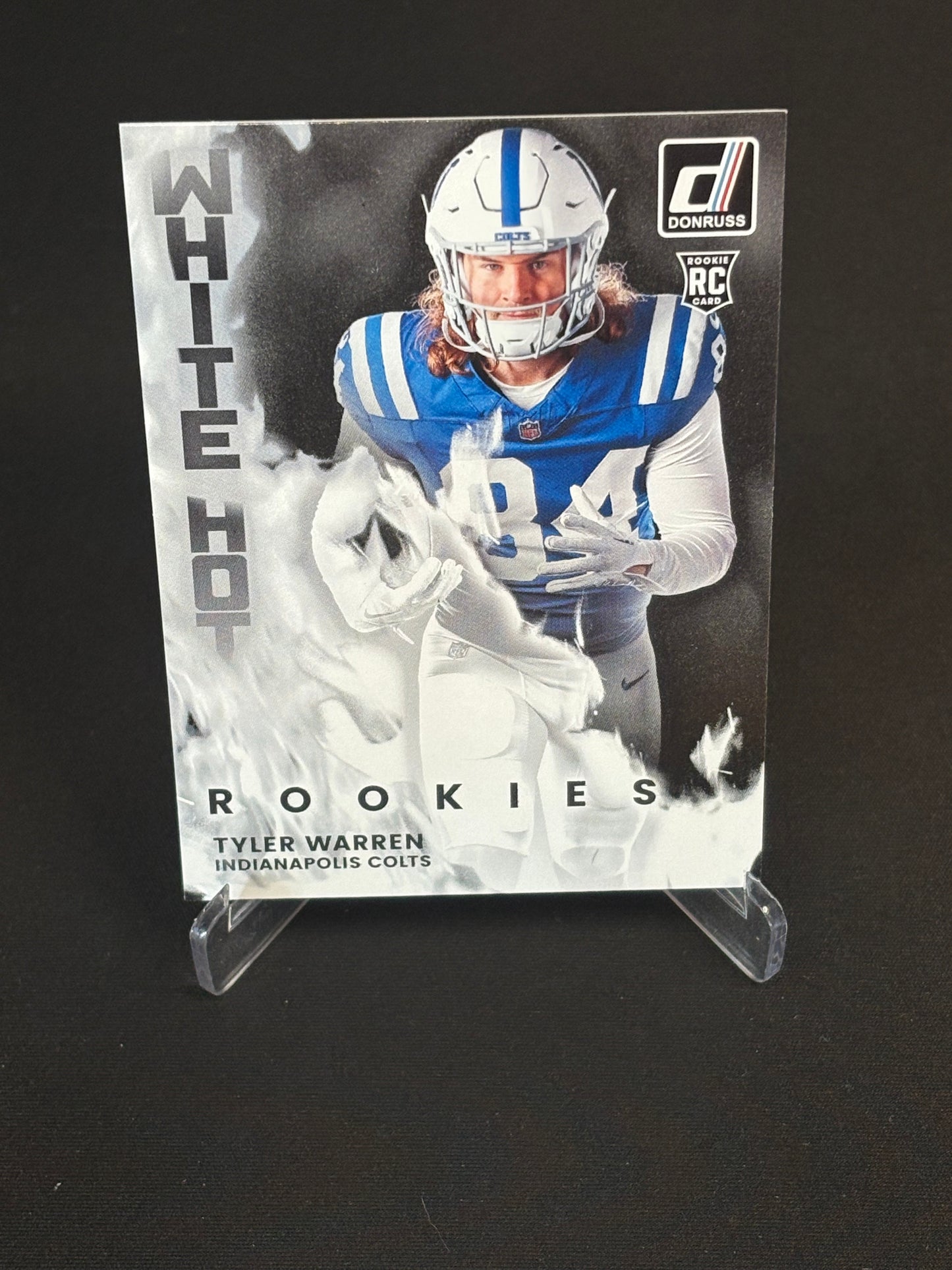 Tyler Warren RC Donruss 2025 "White Hot Rookies" Indianapolis Colts