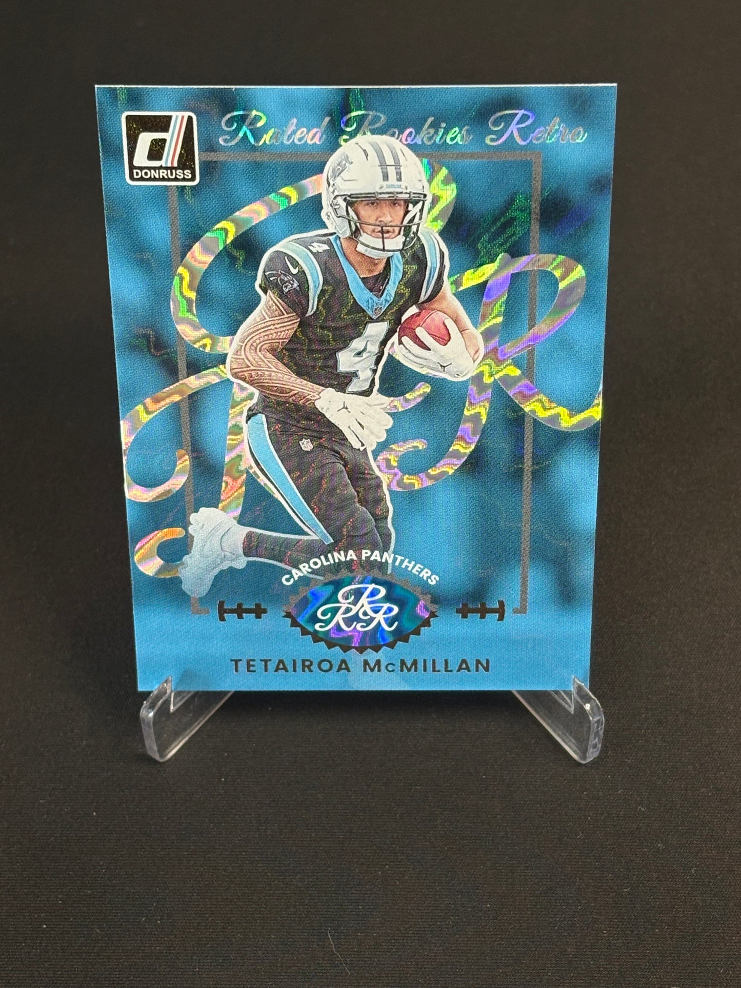 Tetairoa McMillan RC Donruss 2025 "Rated Rookies Retro" Carolina Panthers