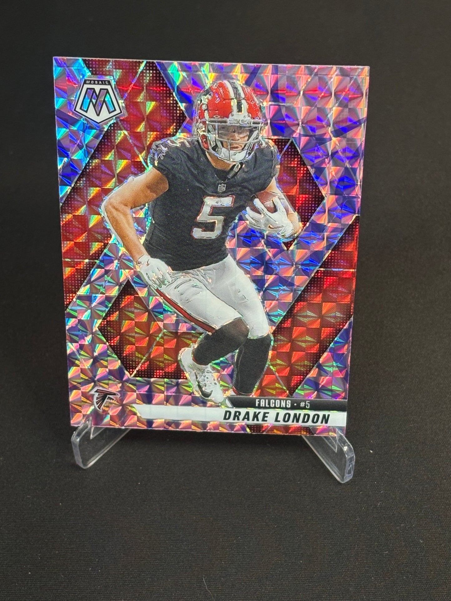 Drake London Mosaic 2025 "Purple Reactive" Atlanta Falcons