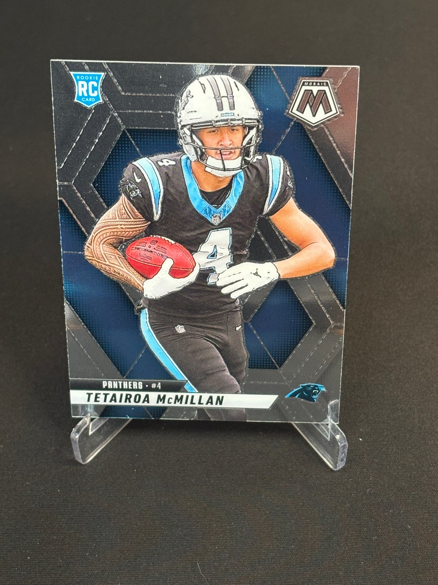 Tetairoa McMillan RC Mosaic 2025 "Base" Carolina Panthers