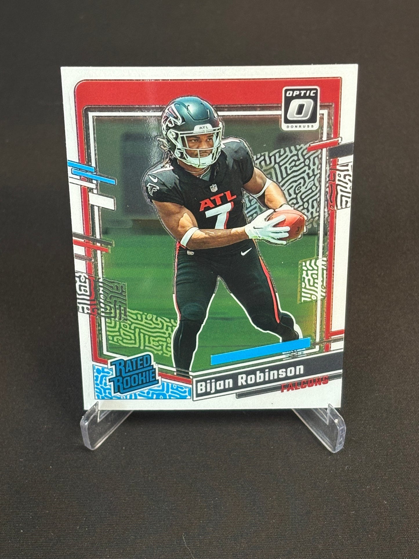 Bijan Robinson RC Donruss Optic 2023 "Base" Atlanta Falcon