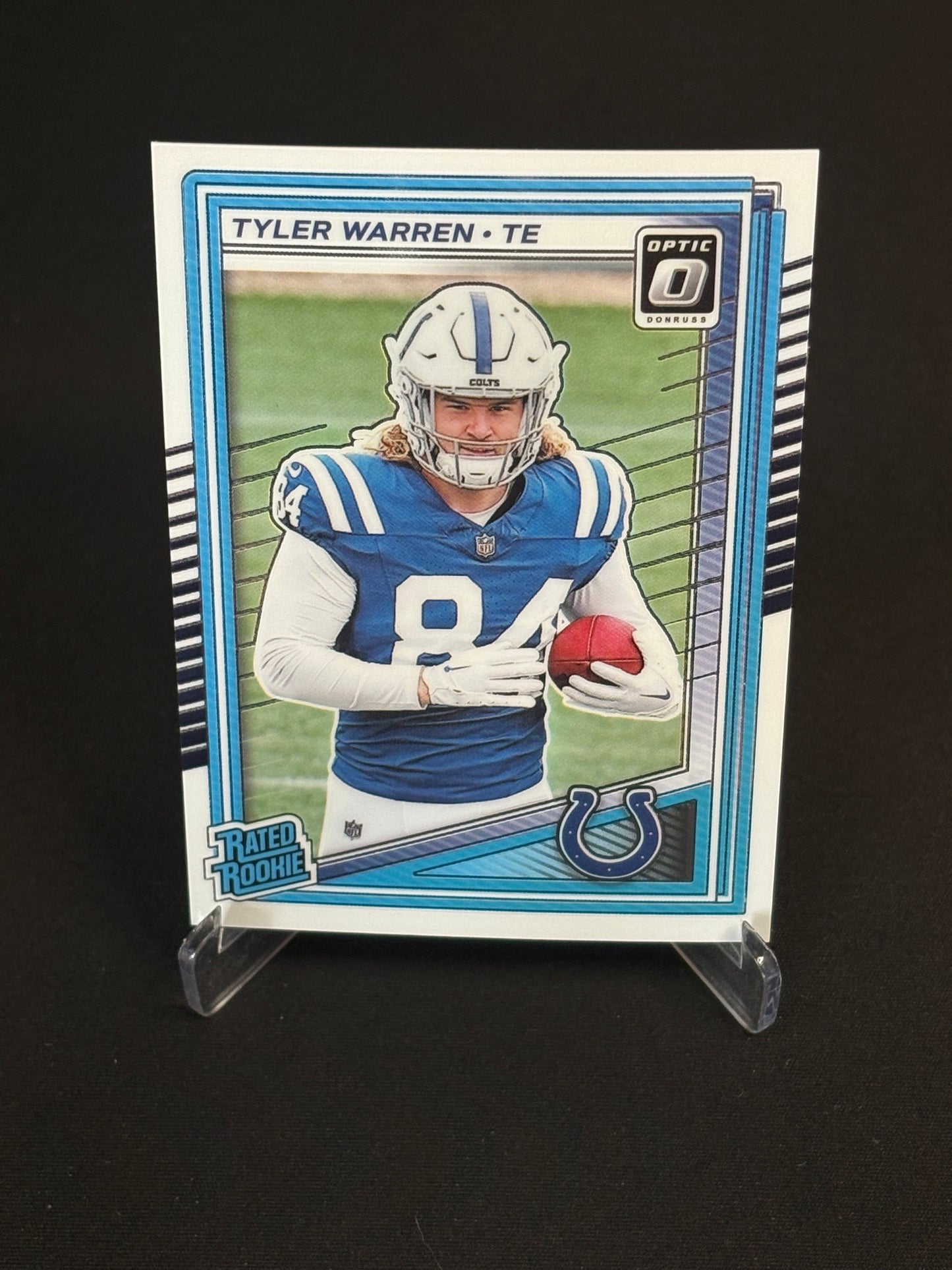 Tyler Warren RC Donruss Optic 2025 "Base" Indianapolis Colts