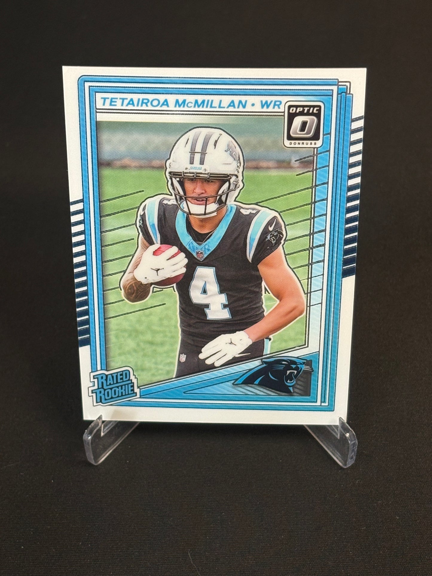 Tetairoa McMillan RC Donruss Optic 2025 "Base" Carolina Panthers