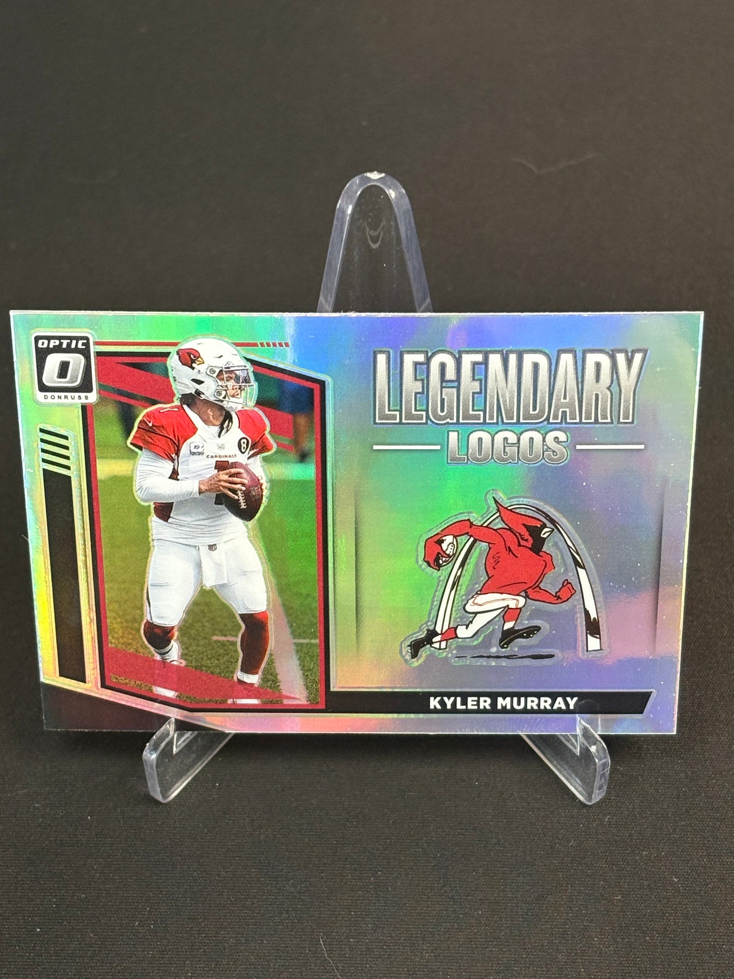 Kyler Murray Donruss Optic 2021 "Legendary Logos Silver Prizm" Arizona Cardinals