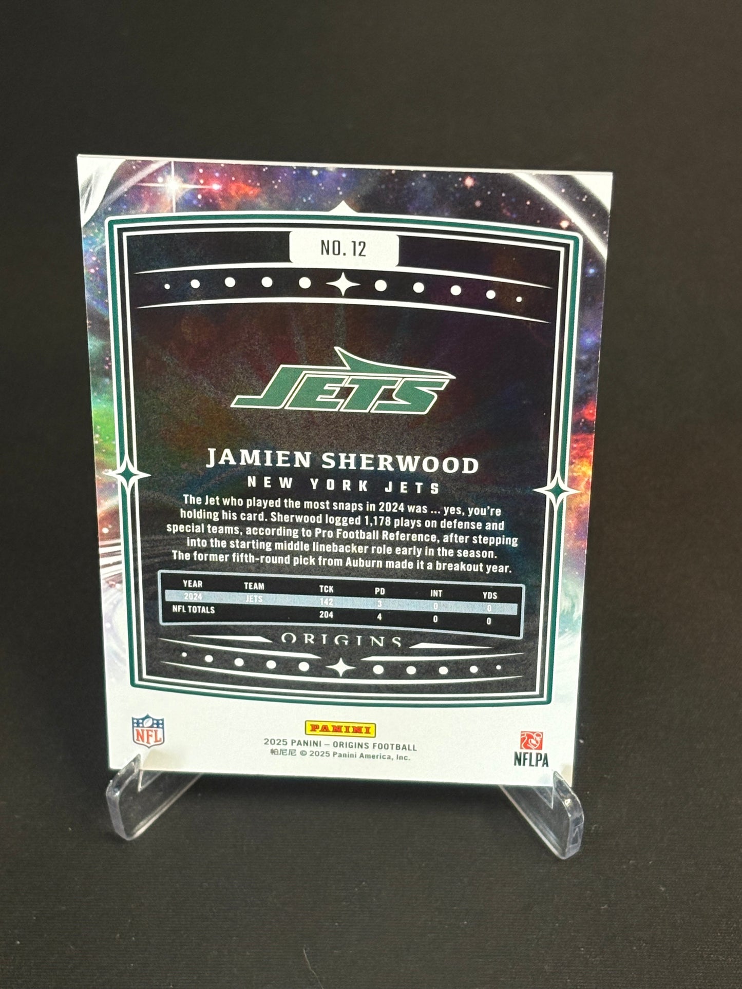 Jamien Sherwood Origins 2025 "Base" New York Jets