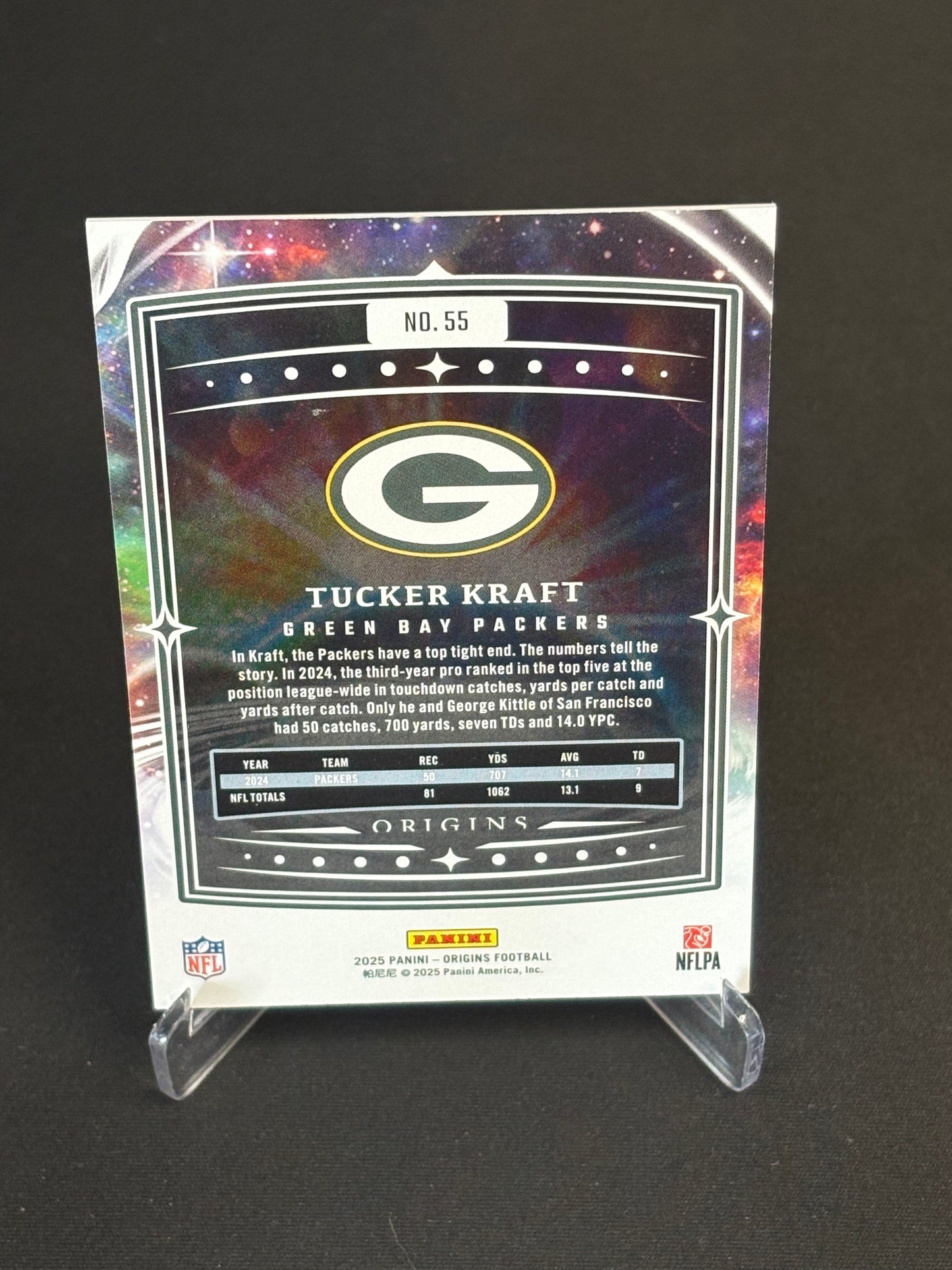 Tucker Kraft Origins 2025 "Base" Green Bay Packers