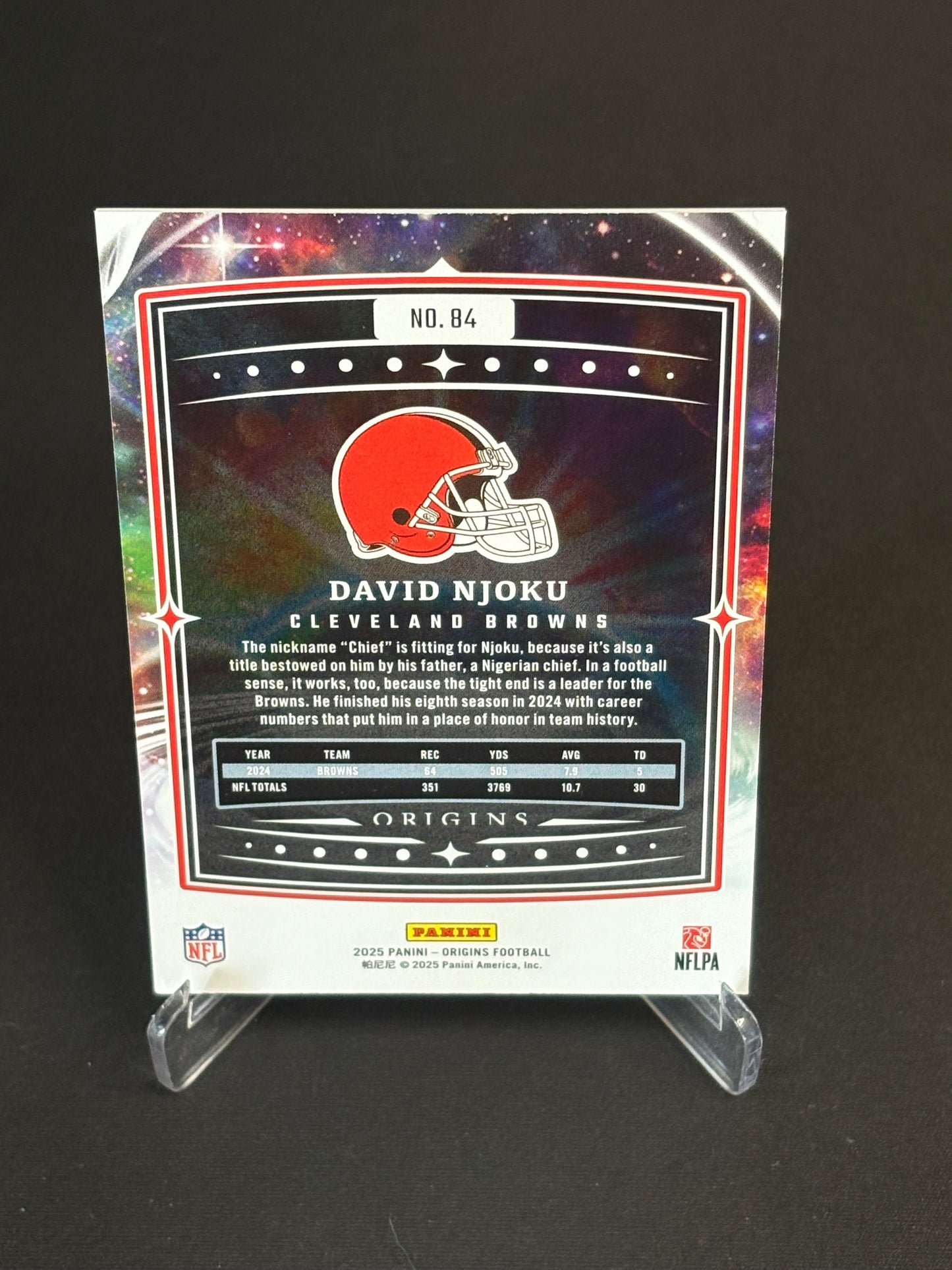David Njoku Origins 2025 "Base" Cleveland Browns
