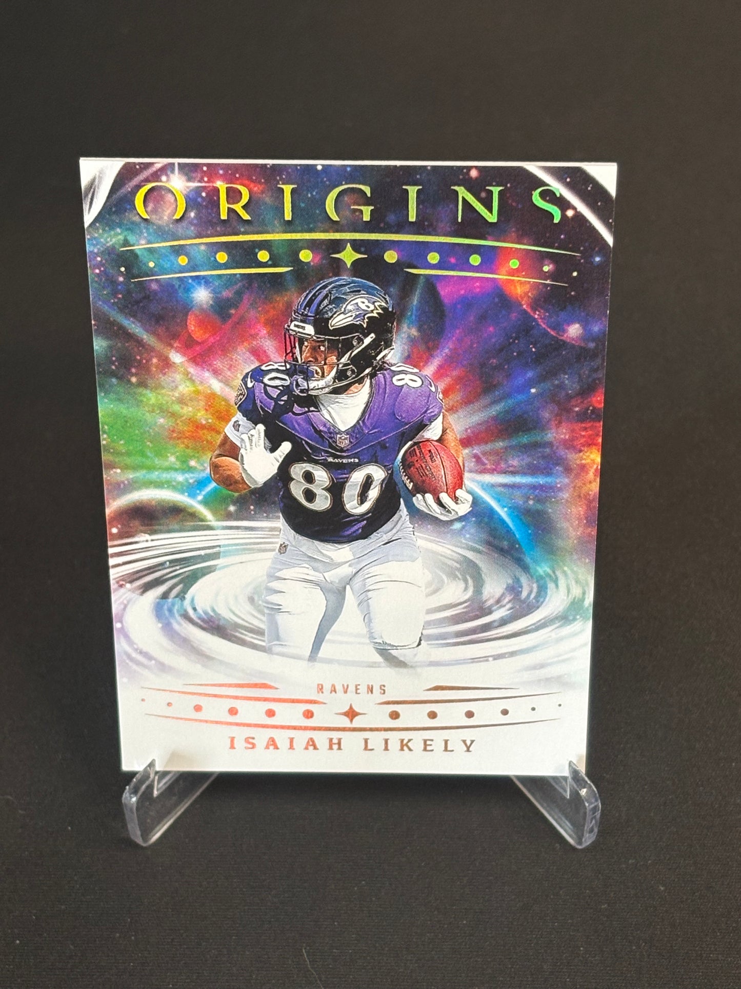 Isaiah Likely Origins 2025 "Base" Baltimore Ravens