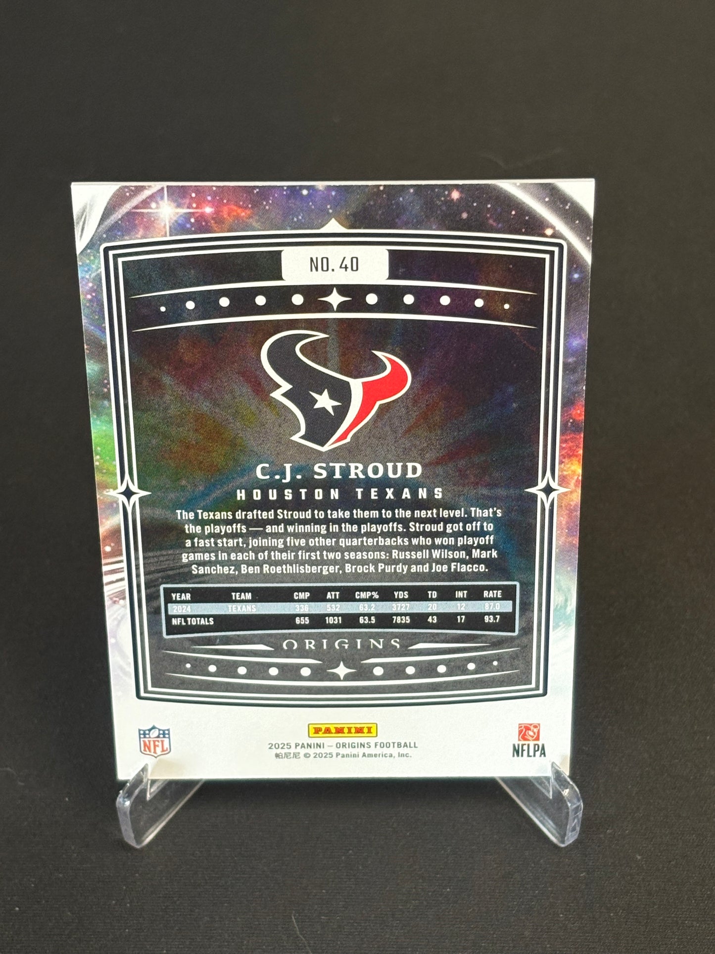 C.J Stroud Origins 2025 "Base" Houston Texans