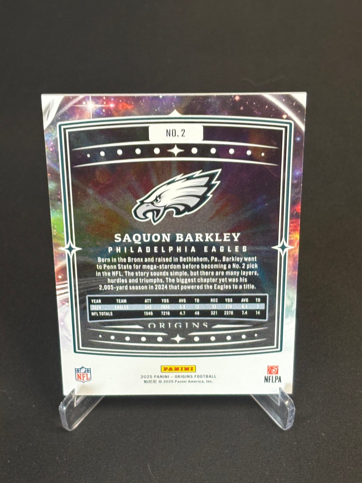 Saquon Barkley Origins 2025 "Base" Philadelphia Eagles