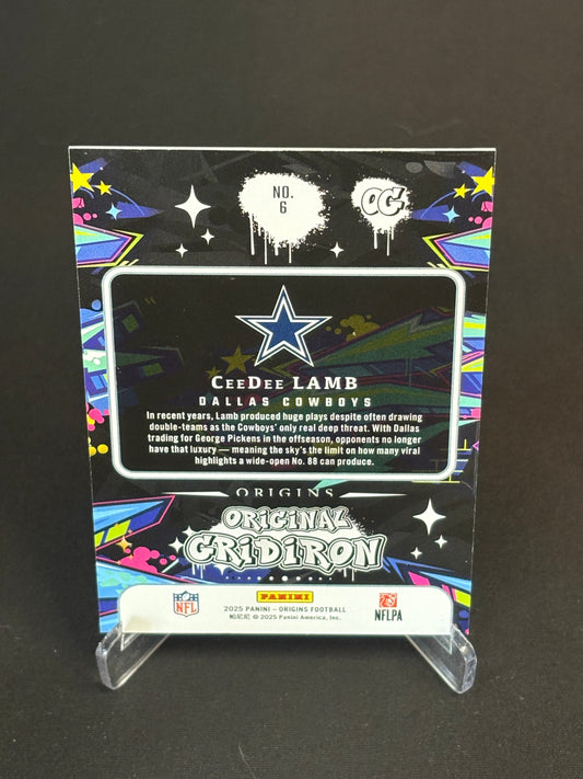 CeeDee Lamb Origins 2025 "Original Gridiron" Dallas Cowboys