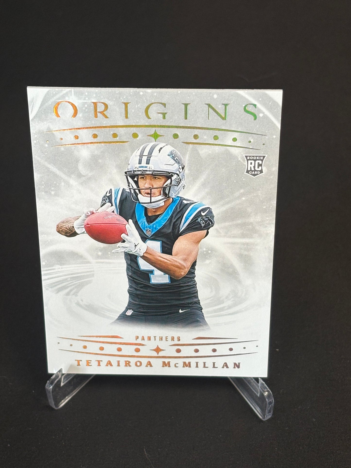 Tetairoa McMillan RC Origins 2025 "Milk Variation" Carolina Panthers