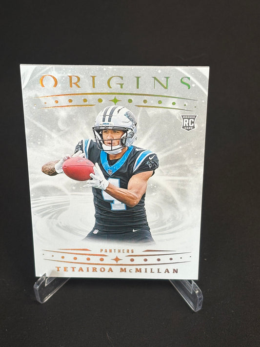 Tetairoa McMillan RC Origins 2025 "Milk Variation" Carolina Panthers