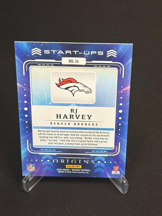 RJ Harvey RC Origins 2025 "Start-Ups" Denver Broncos