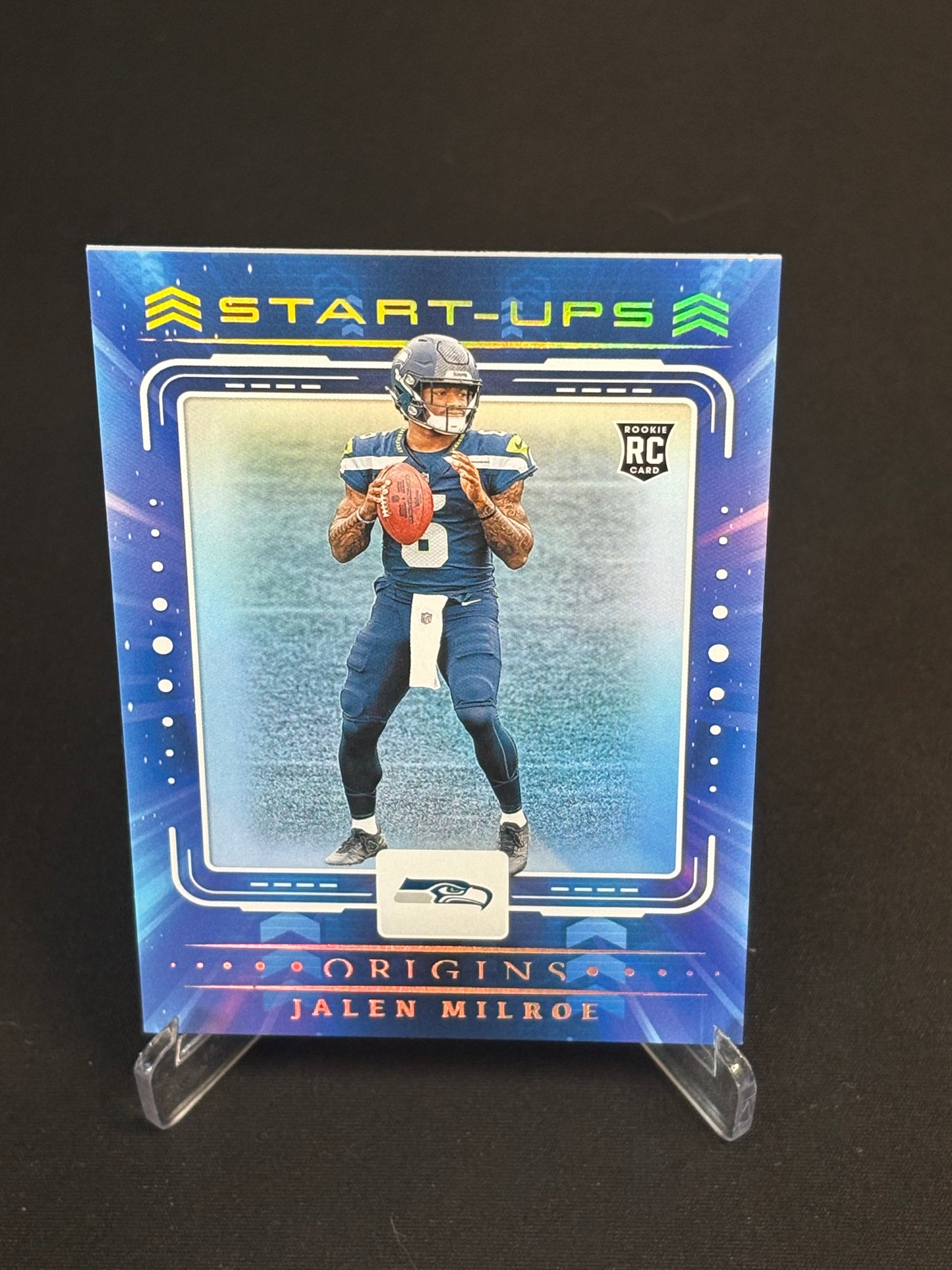 Jalen Milroe RC Origins 2025 "Start-Ups" Seattle Seahawks