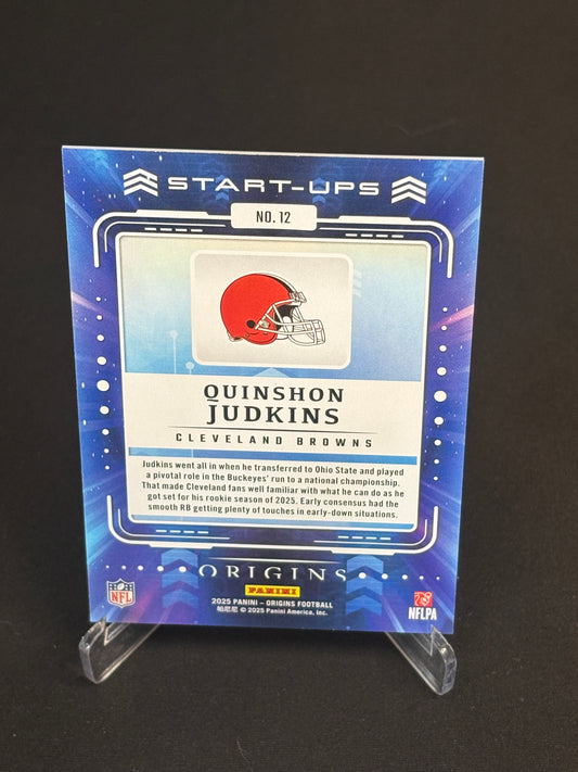 Quinshon Judkins RC Origins 2025 "Start-Ups" Cleveland Browns