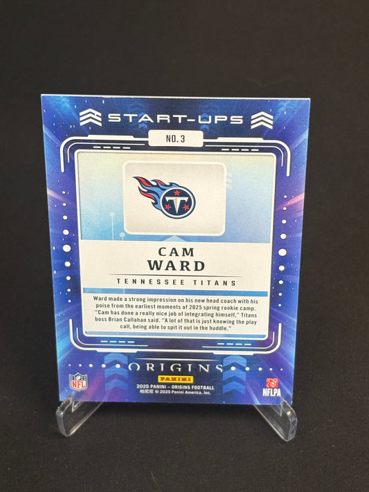Cam Ward RC Origins 2025 "Start-Ups" Tennessee Titans