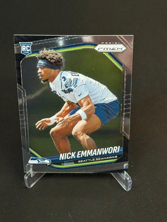 Nick Emmanwori RC Prizm 2025 "Base" Seattle Seahawks