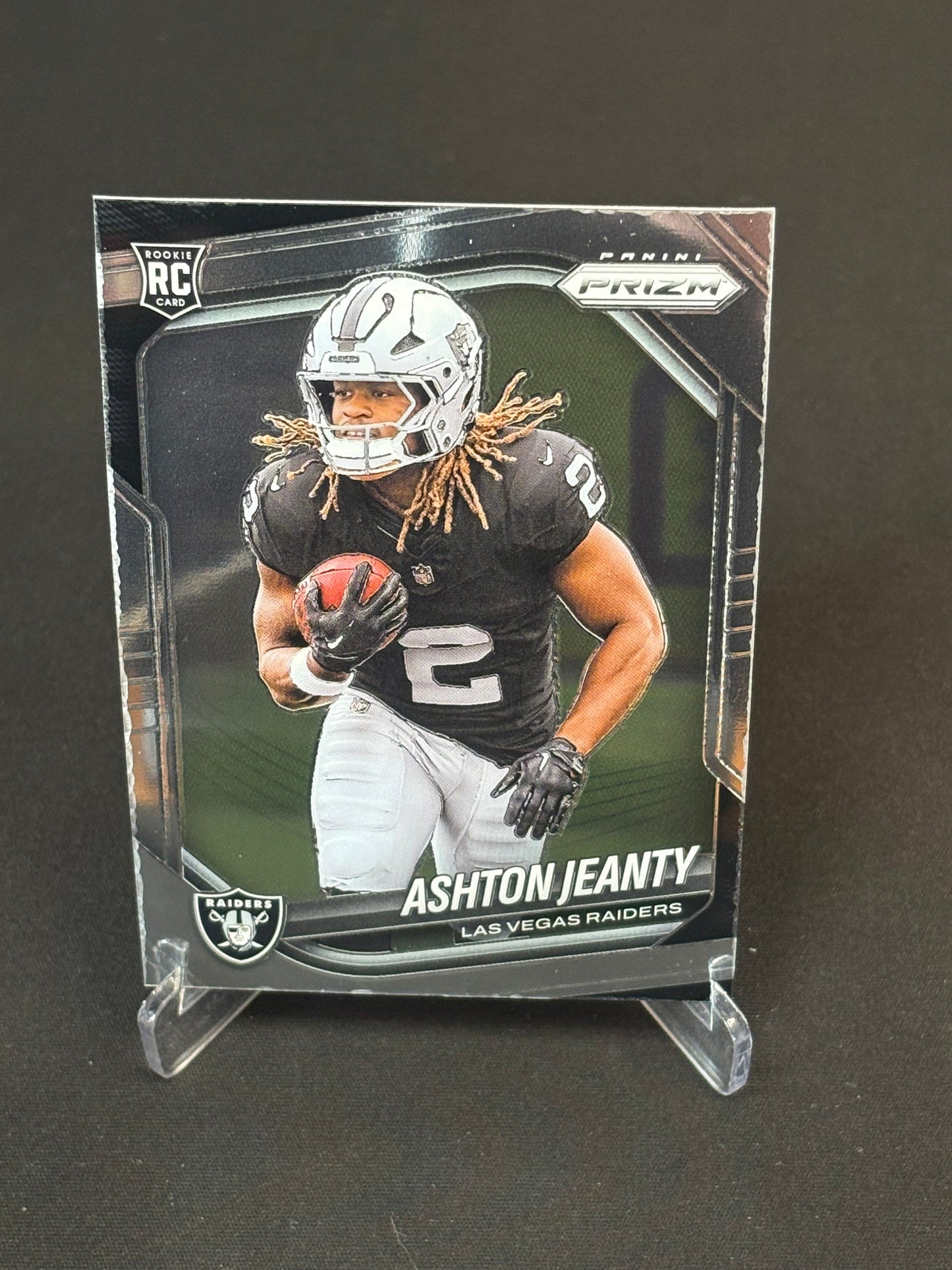 Ashton Jeanty RC Prizm 2025 "Base" Las Vegas Raiders