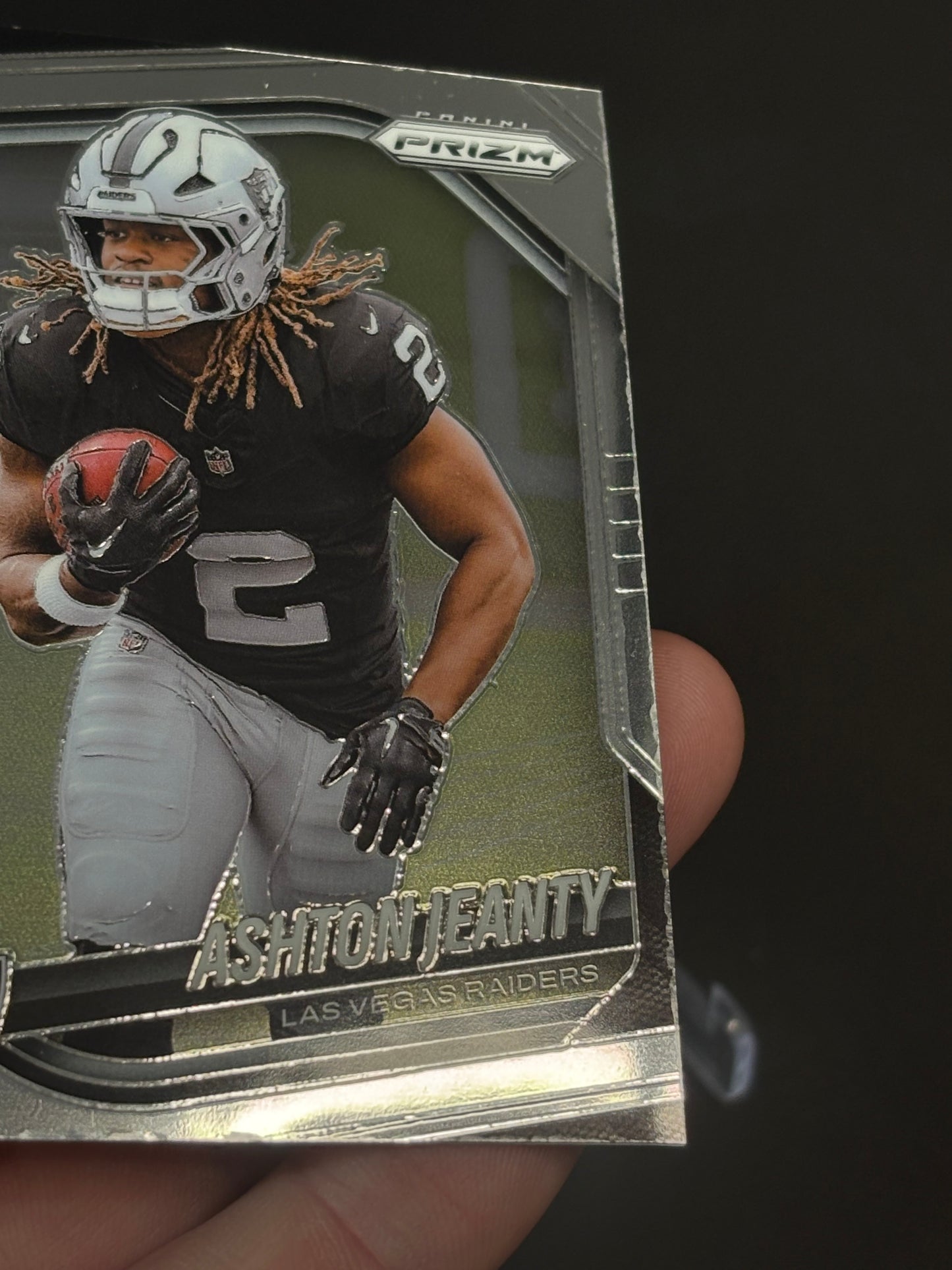 Ashton Jeanty RC Prizm 2025 "Base" Las Vegas Raiders