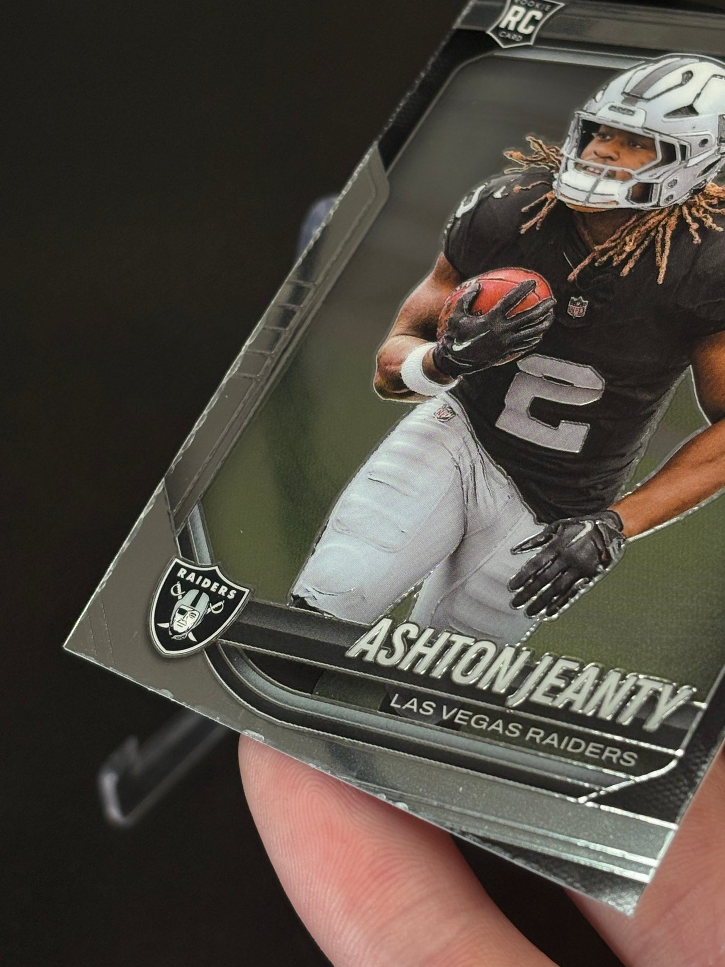 Ashton Jeanty RC Prizm 2025 "Base" Las Vegas Raiders
