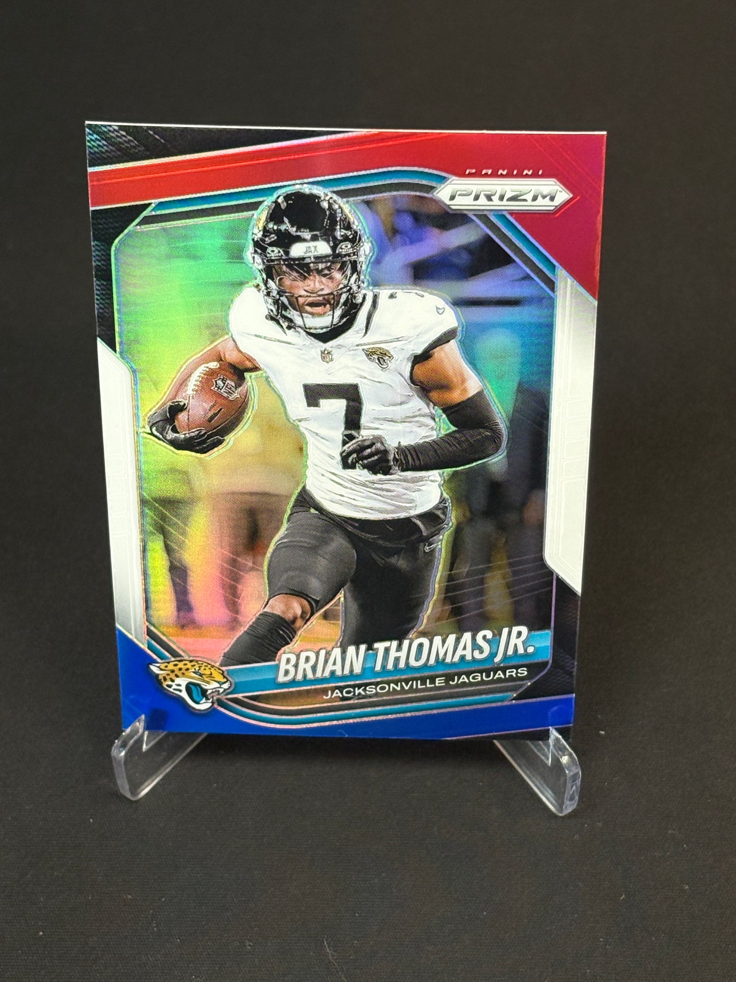 Brian Thomas Jr Prizm 2025 "BlueWhiteRed" Jacksonville Jaguars