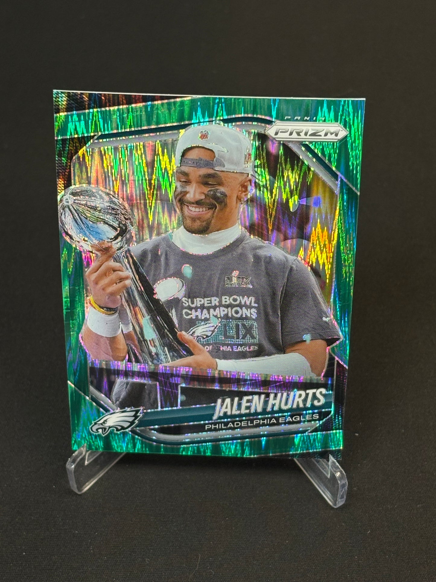 Jalen Hurts Prizm 2025 "Green Flash" Philadelphia Eagles