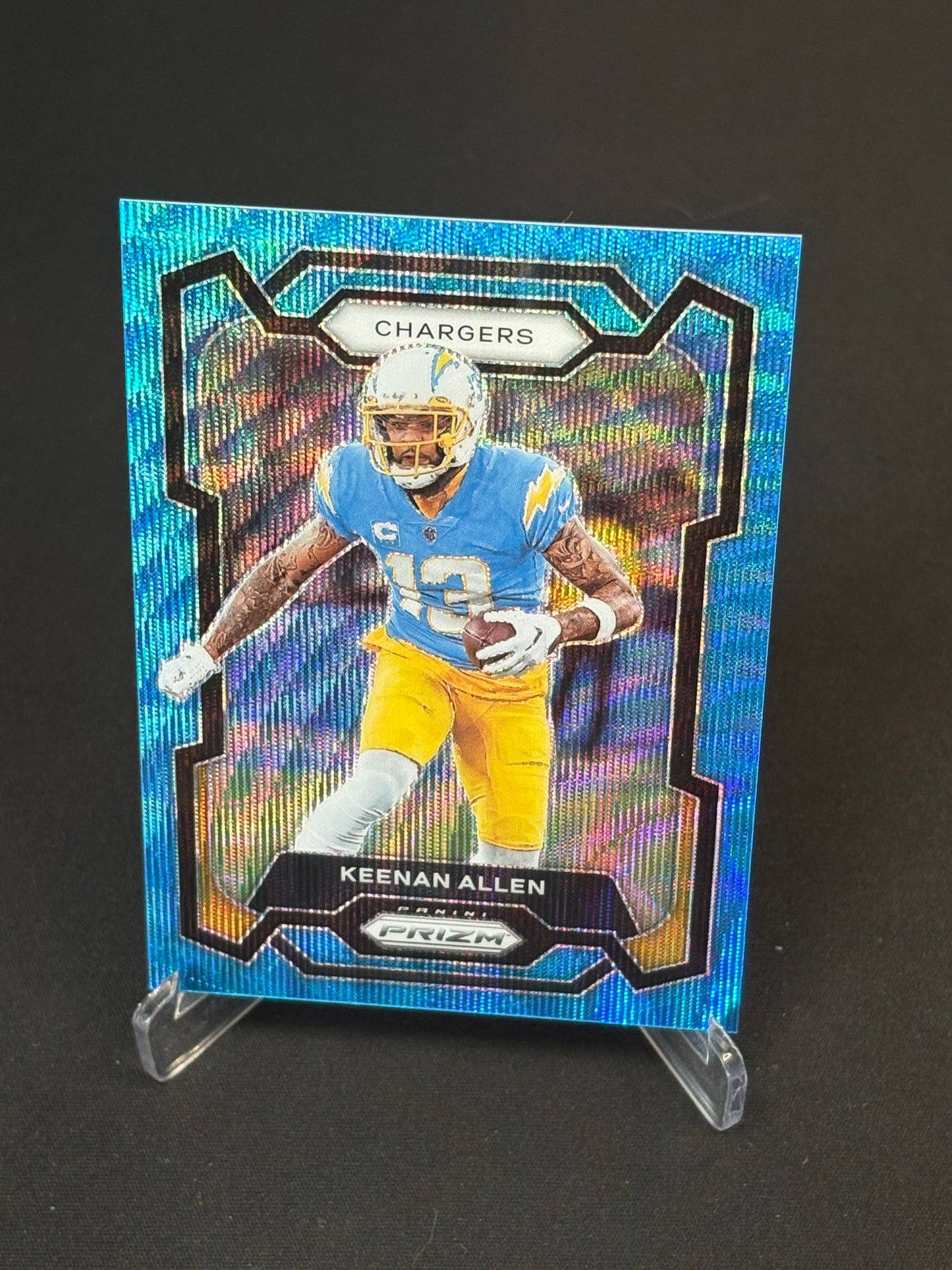 Keenan Allen Prizm 2023 "Aqua Wave 100/199" L.A Chargers