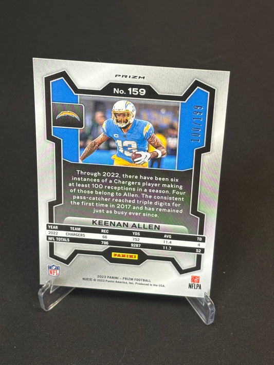 Keenan Allen Prizm 2023 "Aqua Wave 100/199" L.A Chargers