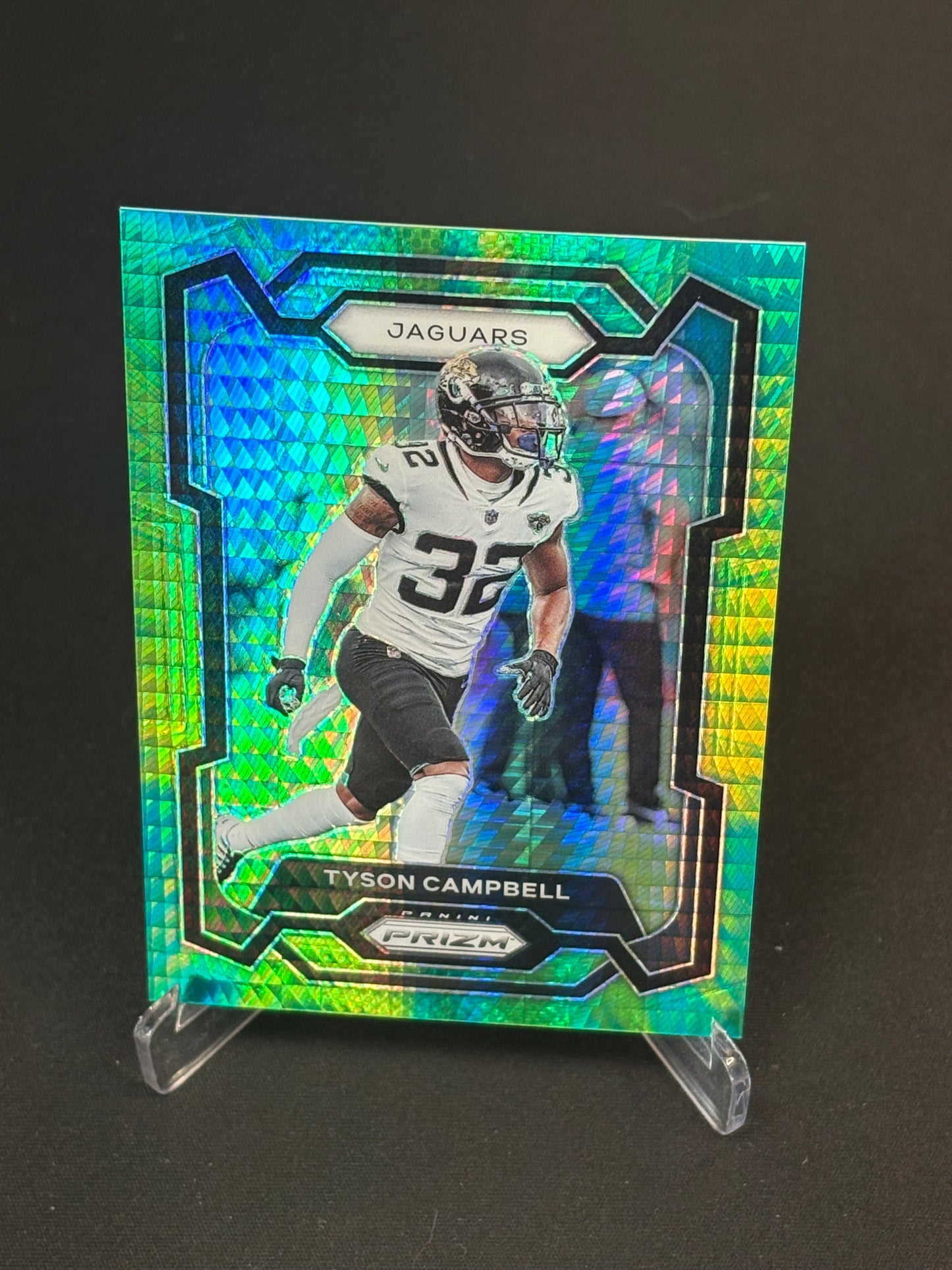 Tyson Campbell Prizm 2023 "Hyper Prizm 107/175" Jacksonville Jaguars