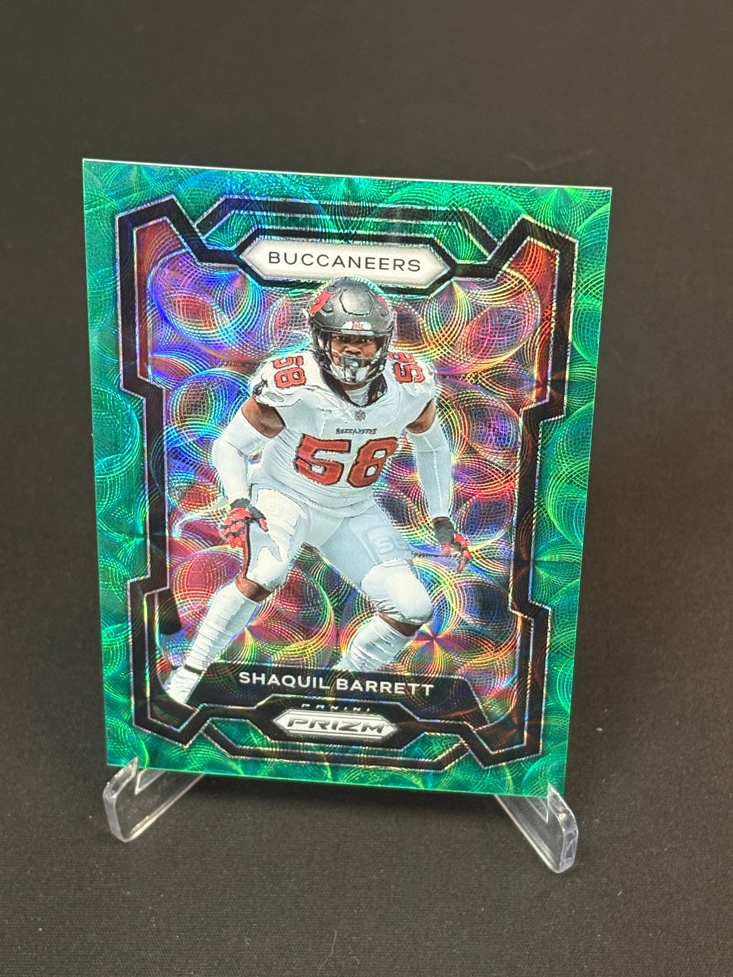 Shaquil Barrett Prizm 2023 "Green Scope73/75" Tampa Bay Buccaneers